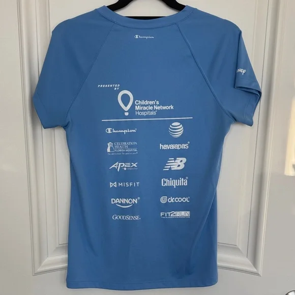 Champion Women's Blue Disney Princess 10k Tee 2017 - Picture 3 of 3